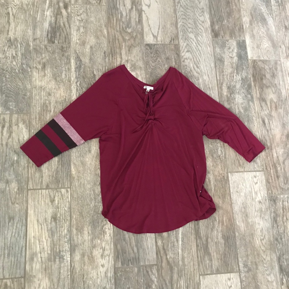 Maroon shirt